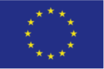 Cerchio di stelle su sfondo blu - Emblema dell'Unione Europea